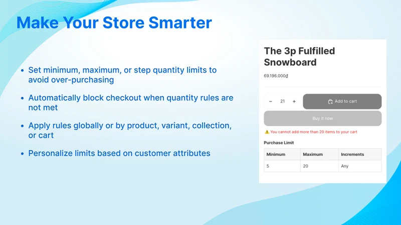 Nexo ‑ Order Limits Quantity