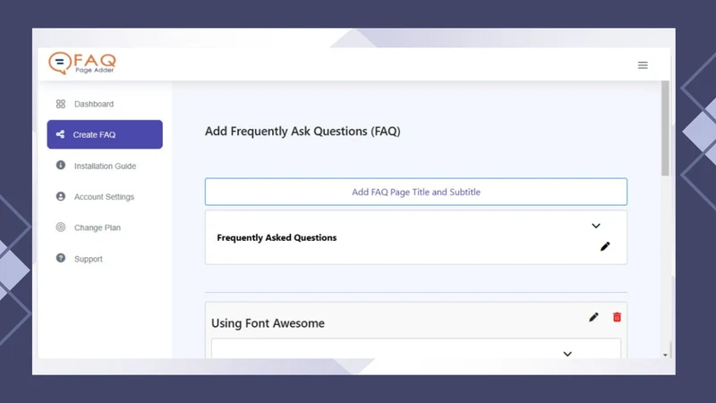 KM FAQ Page Adder