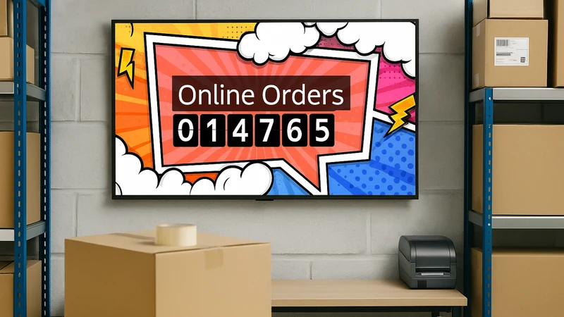 PingBell: Sales Counter on TV