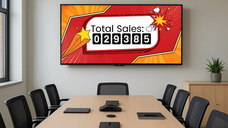 PingBell: Sales Counter on TV