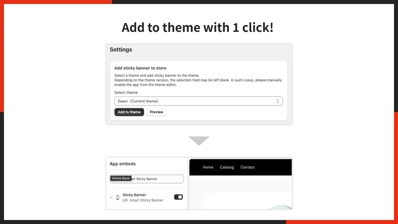 UR: Smart Sticky Banner