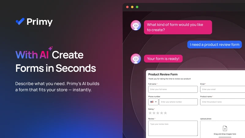 Primy Form Builder File Upload