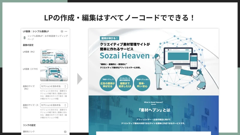 UR: Image Landing Page