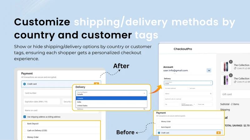 Checkout Customization Pro