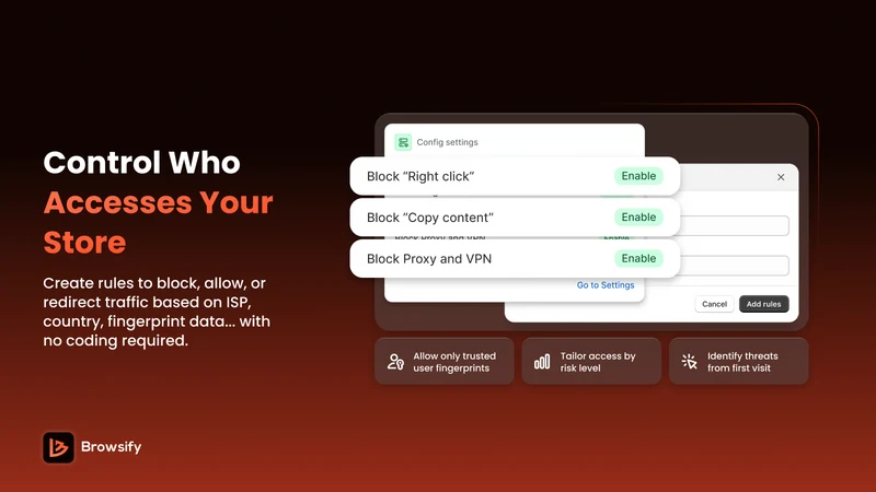 Browsify: Anti Bot Protection