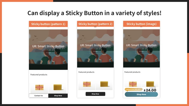 UR: Smart Sticky Button