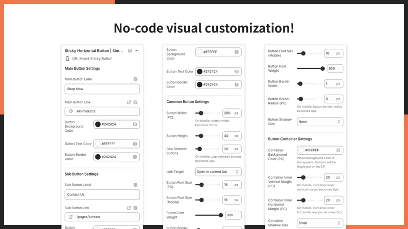 UR: Smart Sticky Button