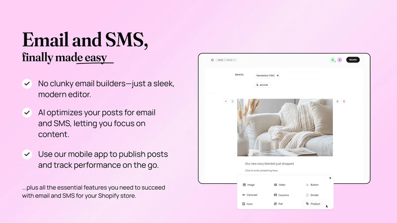 Spoks: Email & SMS Marketing