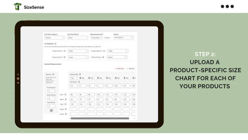 SizeSense Recommender & Charts