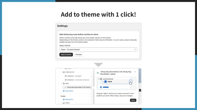 UR: Sticky Buy Now Button