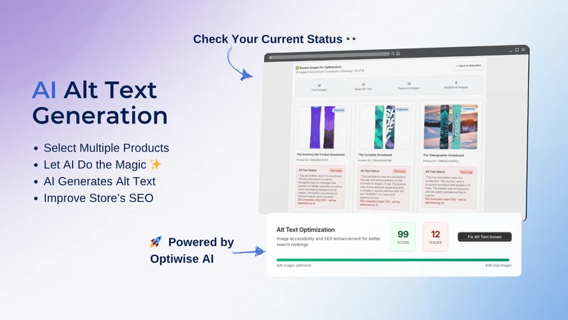 Optiwise Alt Text & Image AI