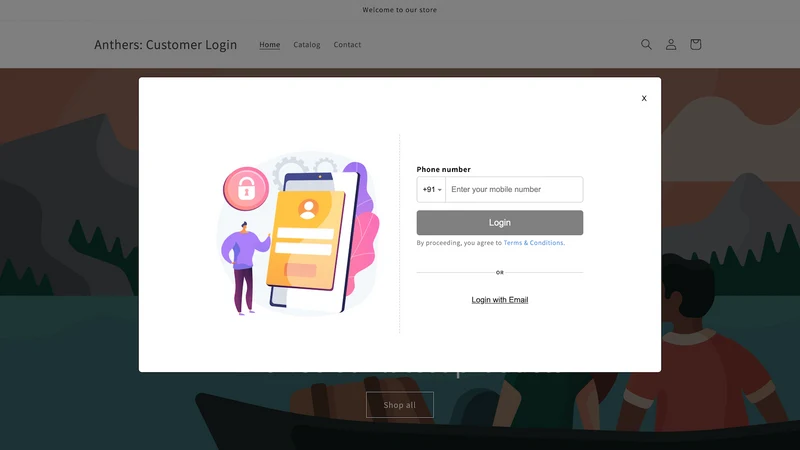 Anthers: Customer Login
