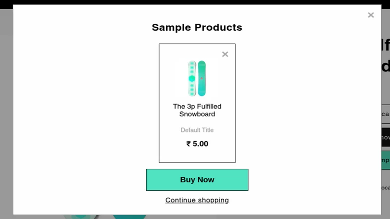 SampleFirst ‑ Try & Buy