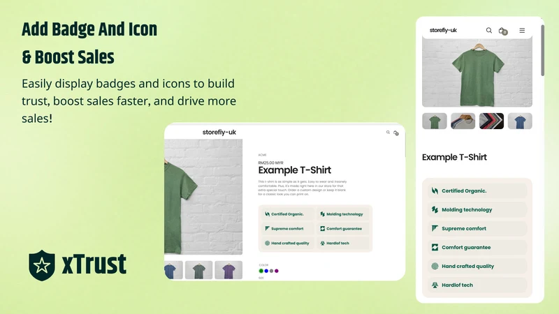 xTrust: Trust Badges & Icons