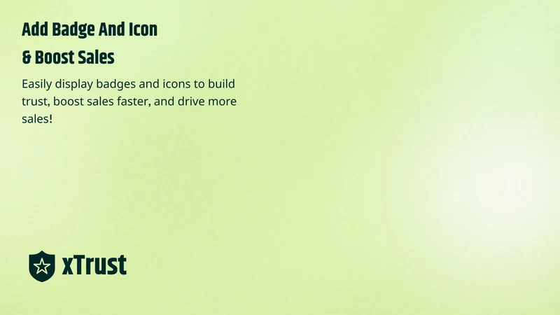 xTrust: Trust Badges & Icons
