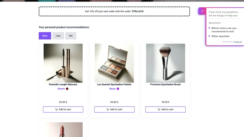 StellaAI: AI Beauty Engine