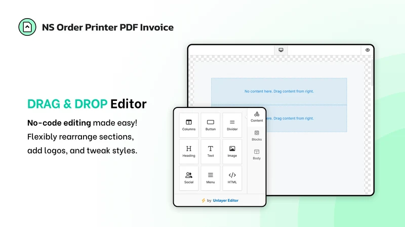 NS Order Printer PDF Invoice