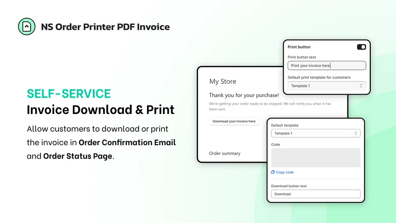 NS Order Printer PDF Invoice
