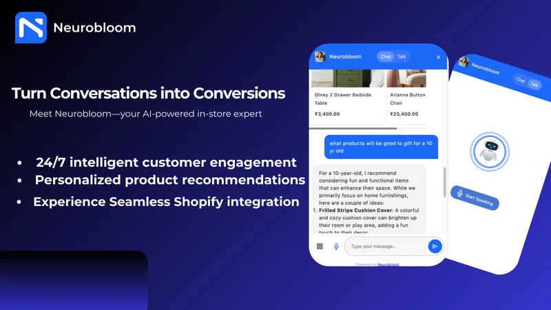 Neurobloom Chatbot + ChatGPT