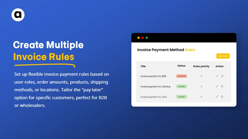 INV ‑ Invoice Payment Method