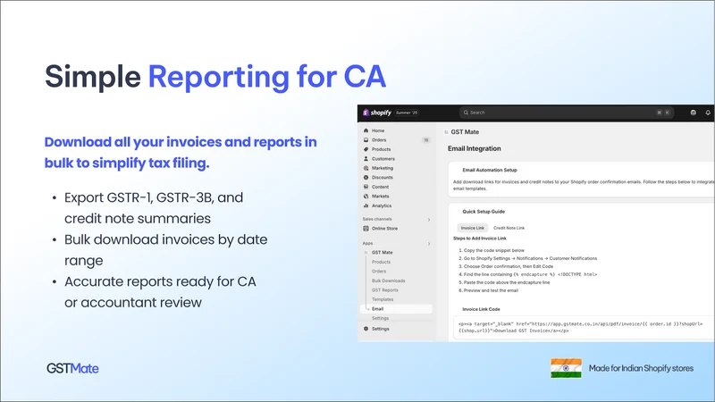 GST Mate ‑ Invoices & Reports