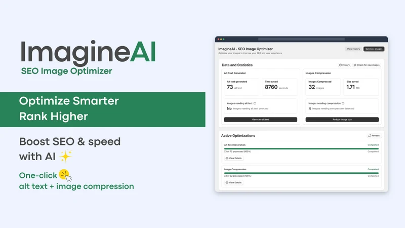 ImagineAI SEO Image Optimizer
