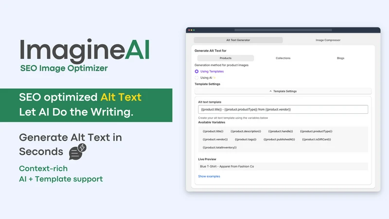 ImagineAI SEO Image Optimizer