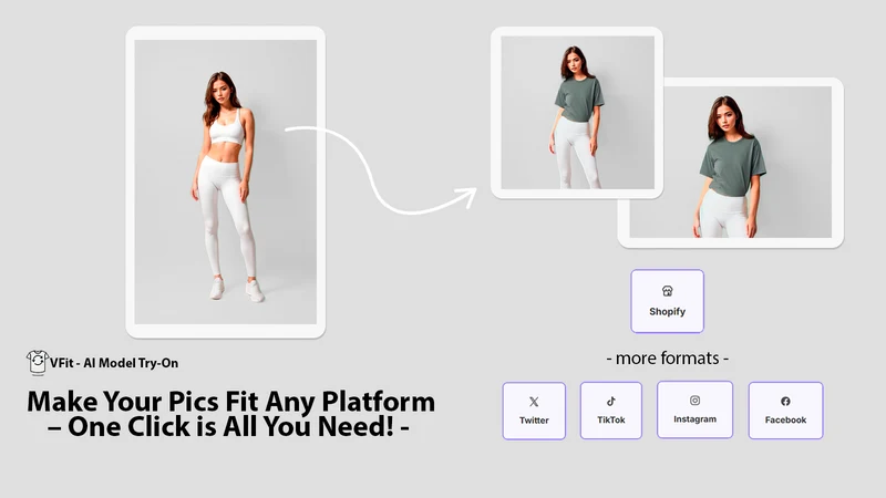 vFit: AI Model Photos & Try‑On