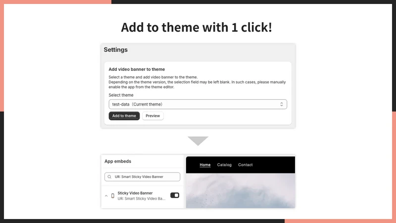 UR: Smart Sticky Video Banner