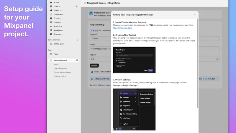 Mixpanel: Quick Integration