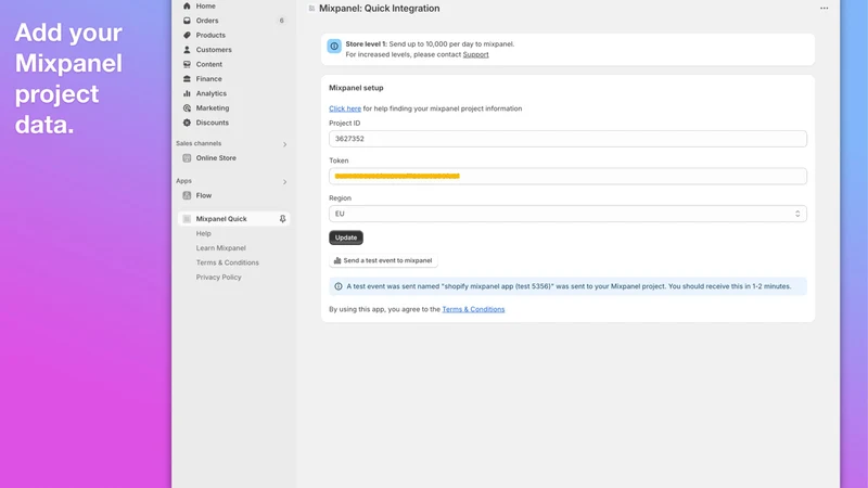 Mixpanel: Quick Integration