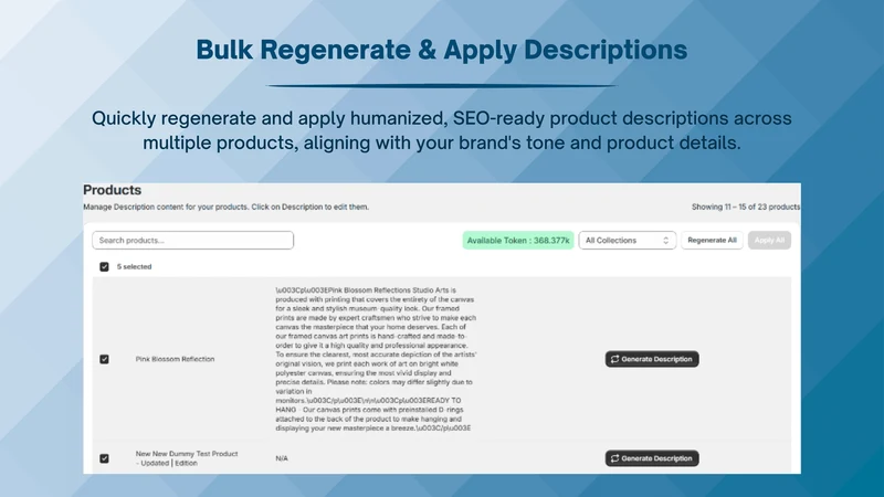 HumanizeGPT Product Writer
