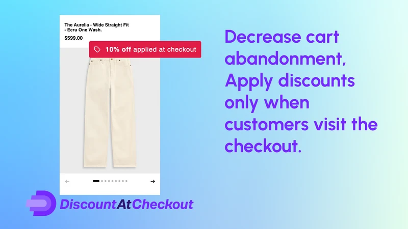Discount at Checkout