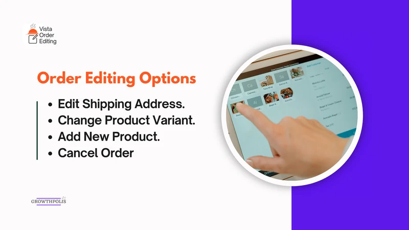 Vista Order Editing & Upsell