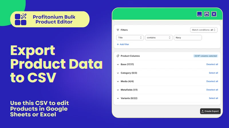 EditEngine Bulk Import Export