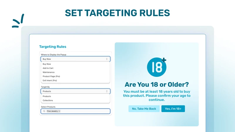 Age Verify Popup Disclaimer