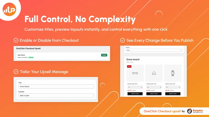 OneClick Checkout Upsell