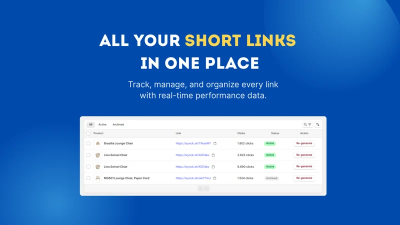 Tracksy ‑ Short Link Analytics