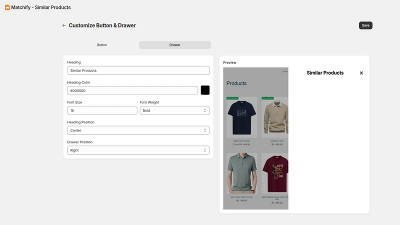 Matchify ‑ Similar Products