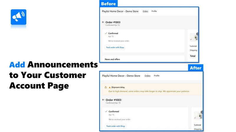 Elevix: Customer Account Bar
