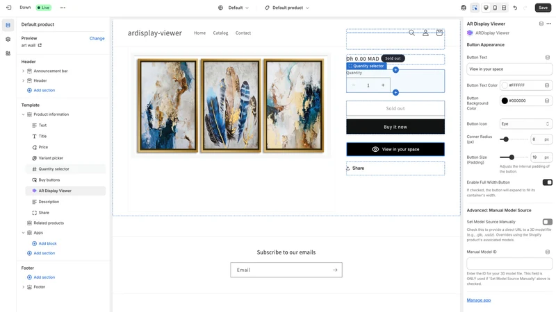 ARDisplay ‑ 3D & AR Viewer