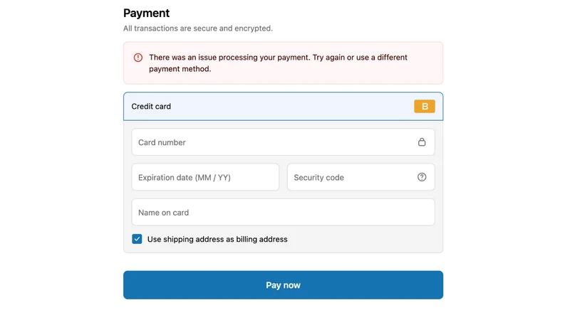 PayPager: Failed Payment Alert
