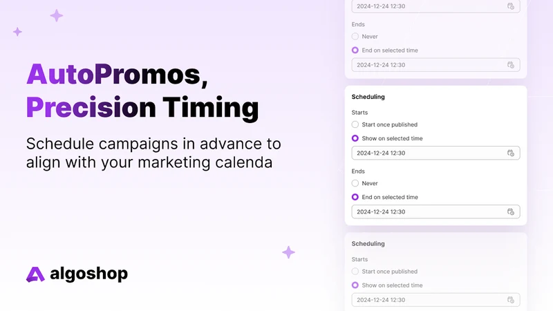Algoshop Announcement Bar