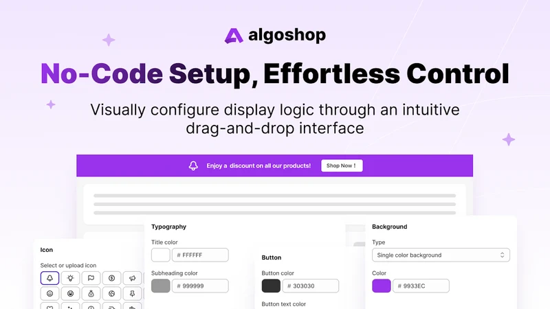 Algoshop Announcement Bar