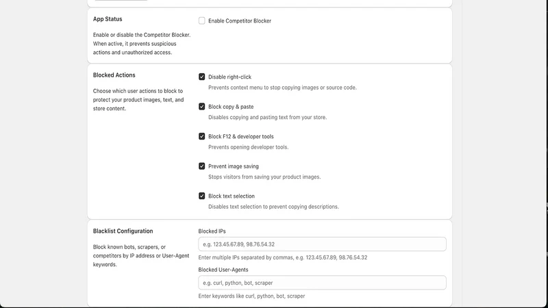 SpyBlocker – Block Competitors