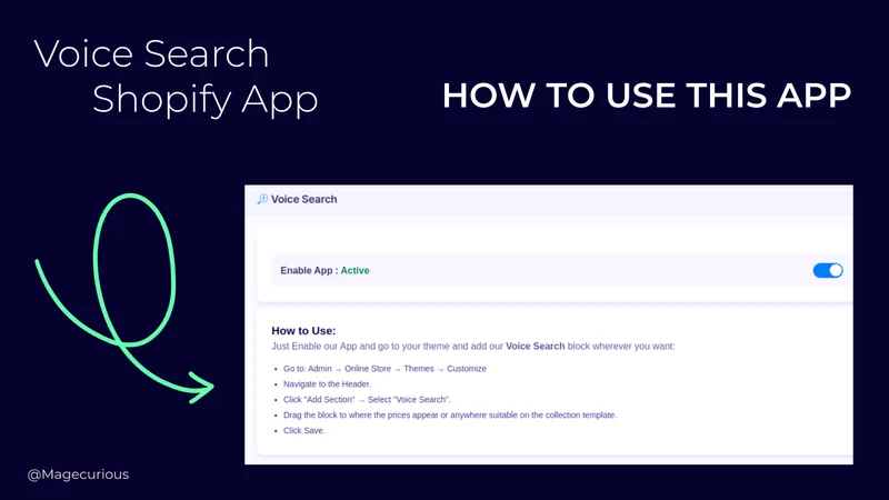 Magecurious Voice Search