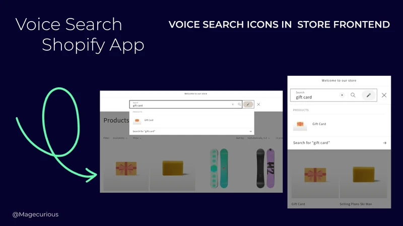 Magecurious Voice Search