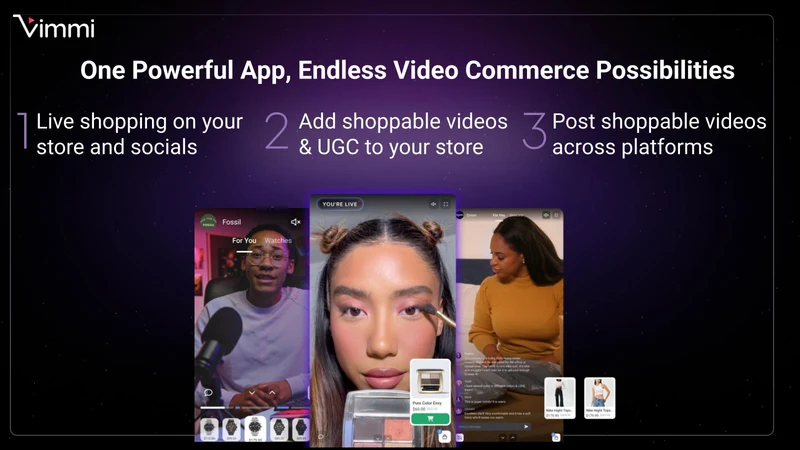 Vimmi: Live Shopping & Video