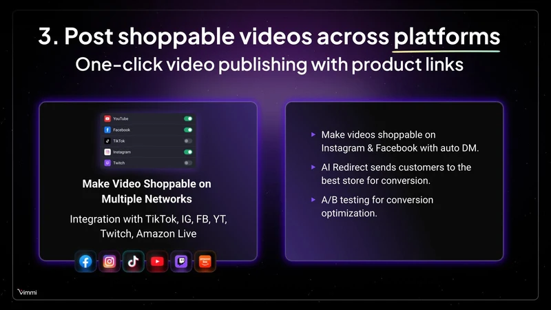 Vimmi: Live Shopping & Video