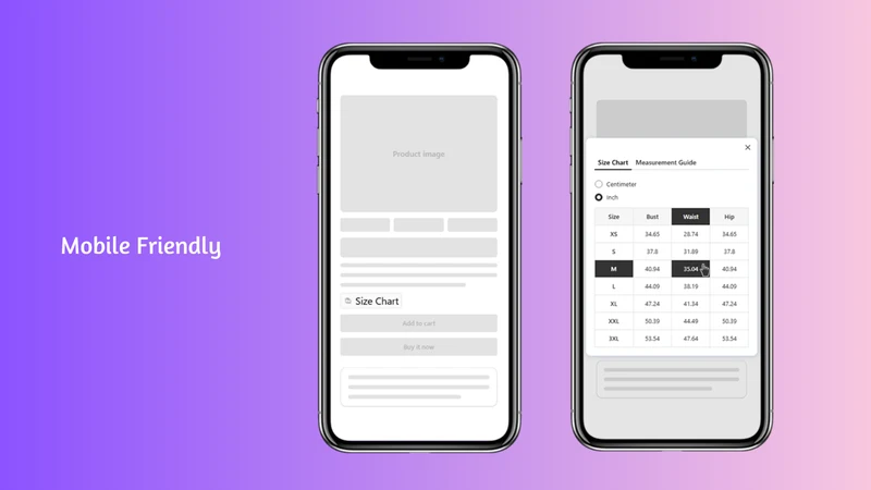 Pify Size Charts & Size Guides